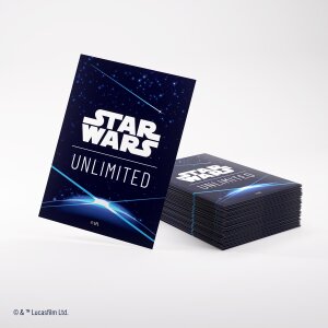 Star Wars: Unlimited - Art Sleeves Double Sleeving Pack Space Blue (121 Sleeves)