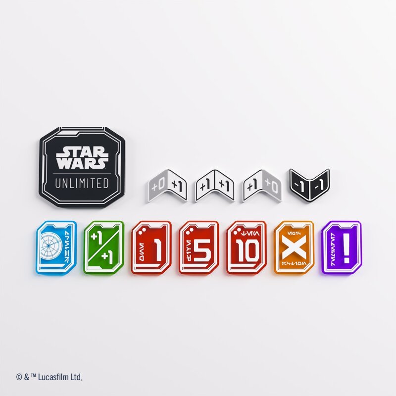 Star Wars: Unlimited - Acrylic Tokens (55 Tokens)