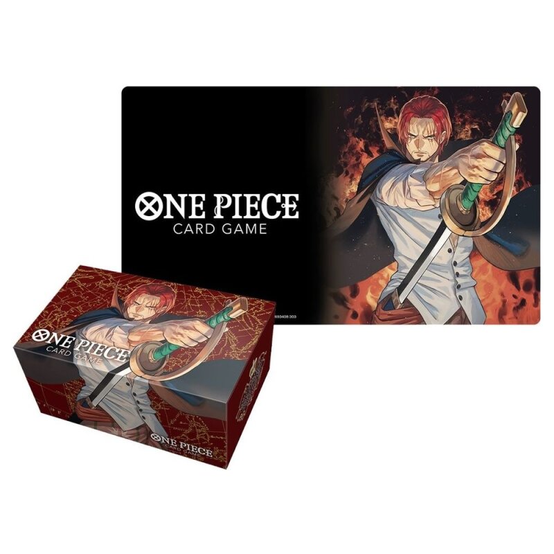 One Piece Card Game: Playmat & Storage Box Set Shanks