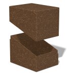 Boulder Deck Case 133+ Standard Size - Return to Earth - Brown
