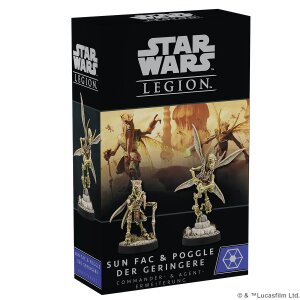 Star Wars: Legion - Sun Fac & Poggle der Geringere