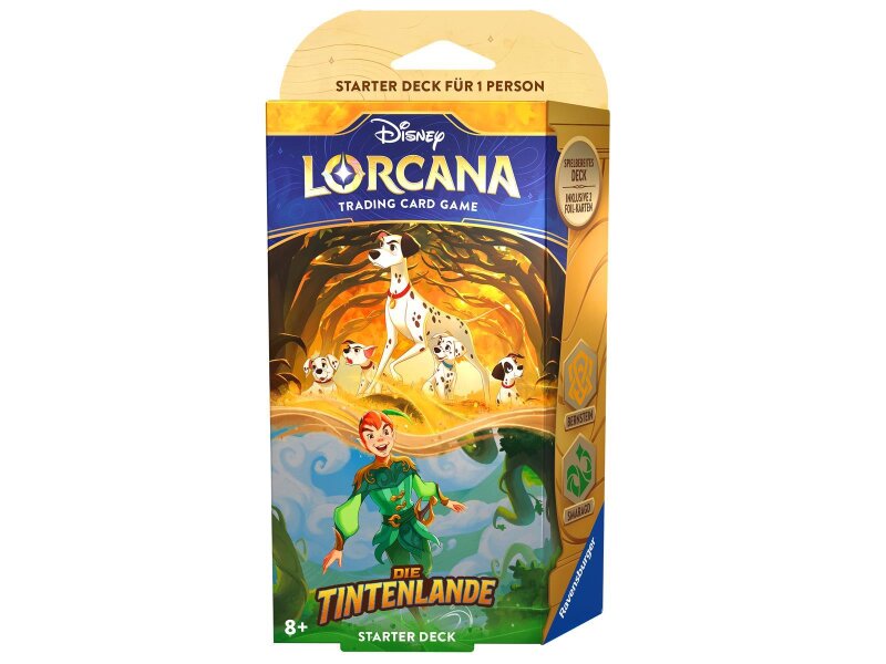 Disney Lorcana: Die Tintenlande - Starter Deck "Bernstein | Smaragd" (DE)
