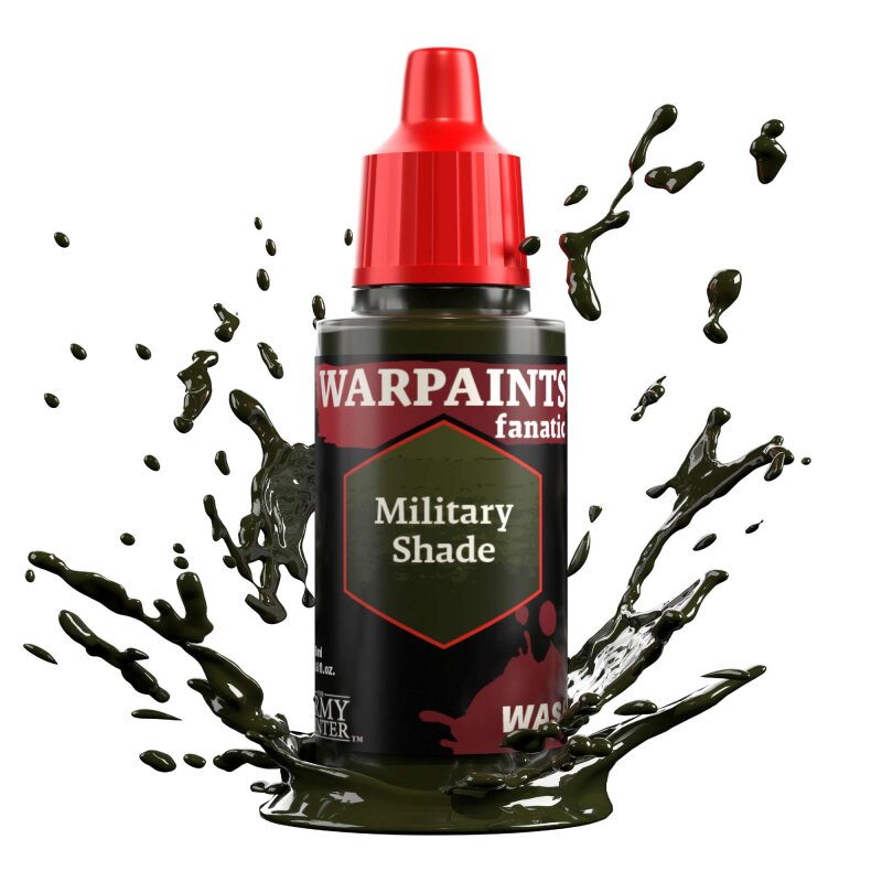 The Army Painter - Warpaints Fanatic Wash: Military Shade (18ml)