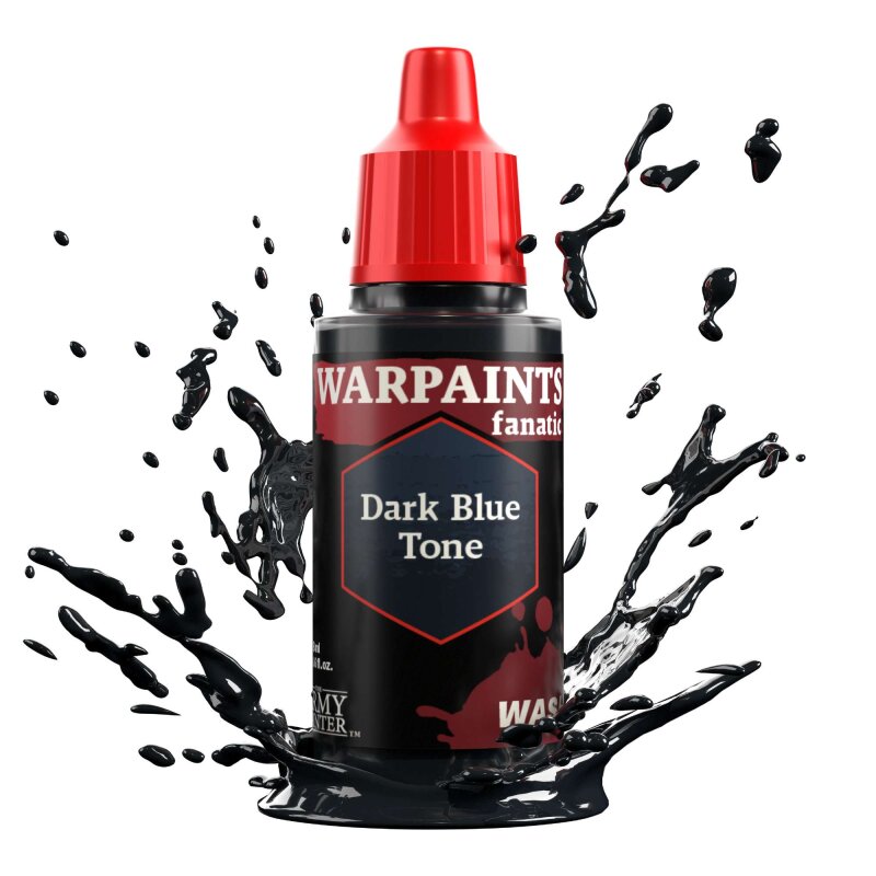 The Army Painter - Warpaints Fanatic Wash: Dark Blue Tone (18ml)