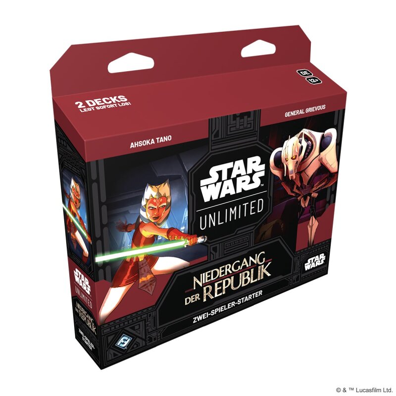 Star Wars: Unlimited - Niedergang der Republik Zwei-Spieler-Starter (DE)
