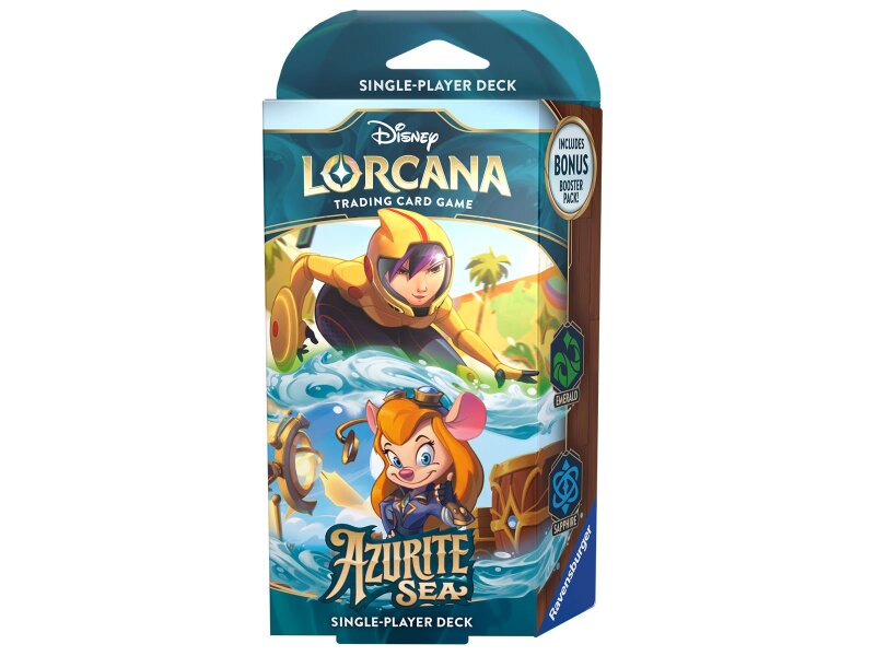 Disney Lorcana: Azurite Sea - Starter Deck Emerald | Sapphire (EN)