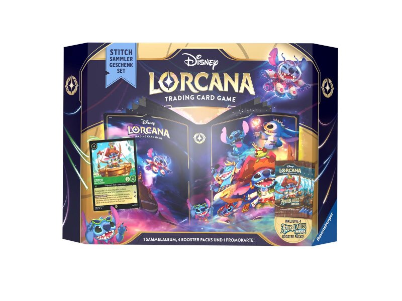 Disney Lorcana: Azurblaues Meer - Stitch Sammler Geschenk Set (DE)