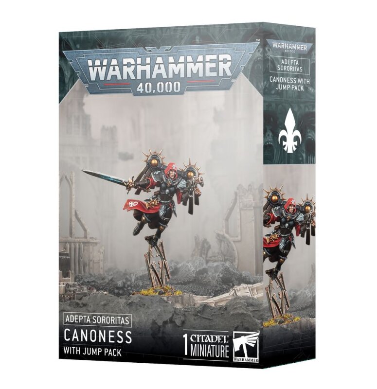 ADEPTA SORORITAS: CANONESS WITH JUMP PACK * PRINCIPALIS MIT SPRUNGMODUL