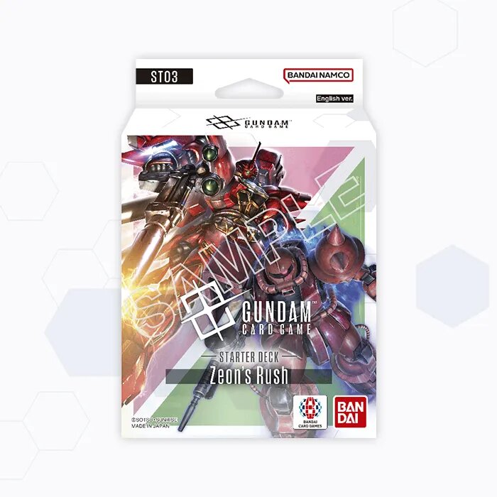 Gundam Card Game: ST03 Zeons Rush Starter Deck (EN)
