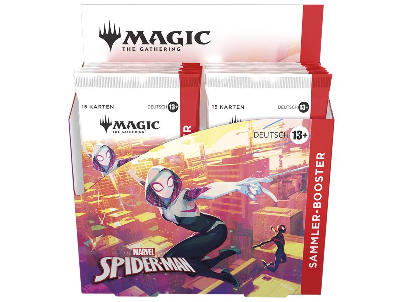 MtG Marvels Spider-Man - Sammler Booster Display DE (12 Packs)