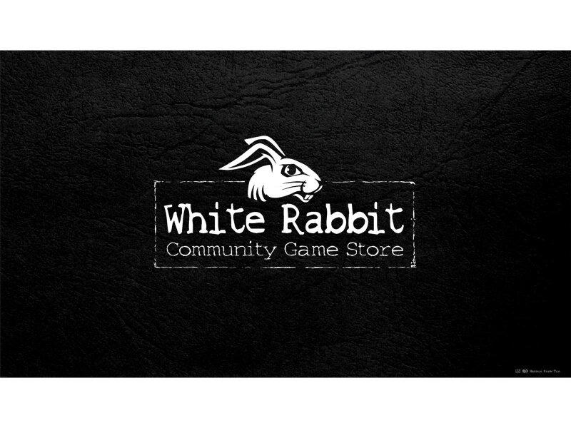 White Rabbit Playmat: Black Leather