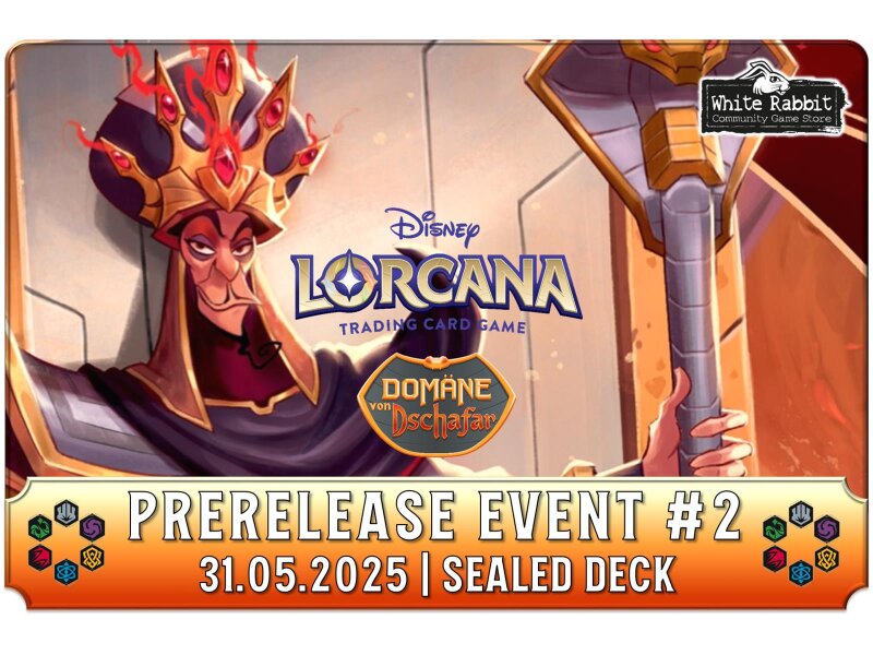 (E 31.05.2025) Disney Lorcana: Domäne von Dschafar - Prerelease ESSEN #2