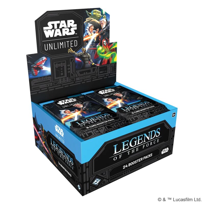 Star Wars: Unlimited - Legends of the Force Booster Display EN (24 Packs)
