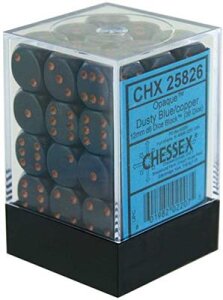 Chessex Opaque 12mm d6 with pips Dice Blocks (36 Dice) -...