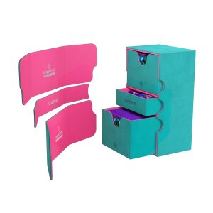 Gamegenic: Stronghold 200+ XL Convertible - EXCLUSIVE LINE Teal/Pink