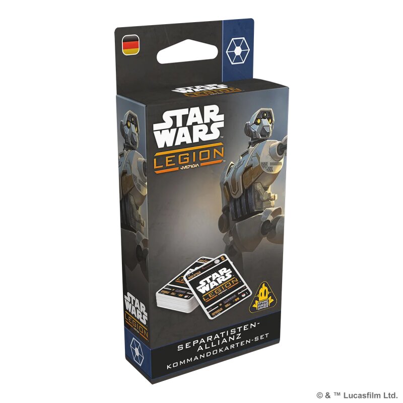 Star Wars: Legion – Separatisten-Allianz Kommandokarten-Set (DE)