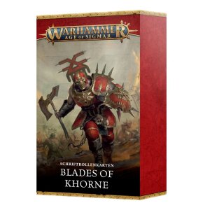 SCHRIFTROLLENKARTEN:BLADES OF KHORNE DEU