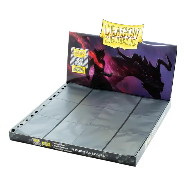 Dragon Shield 24-Pocket Non-Glare - Sideloader Pages Display (50 Pages)