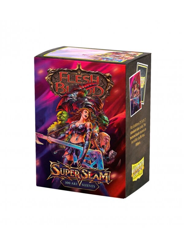 Dragon Shield: Standard Art Sleeves Matte - Flesh and Blood Super Slam (100)