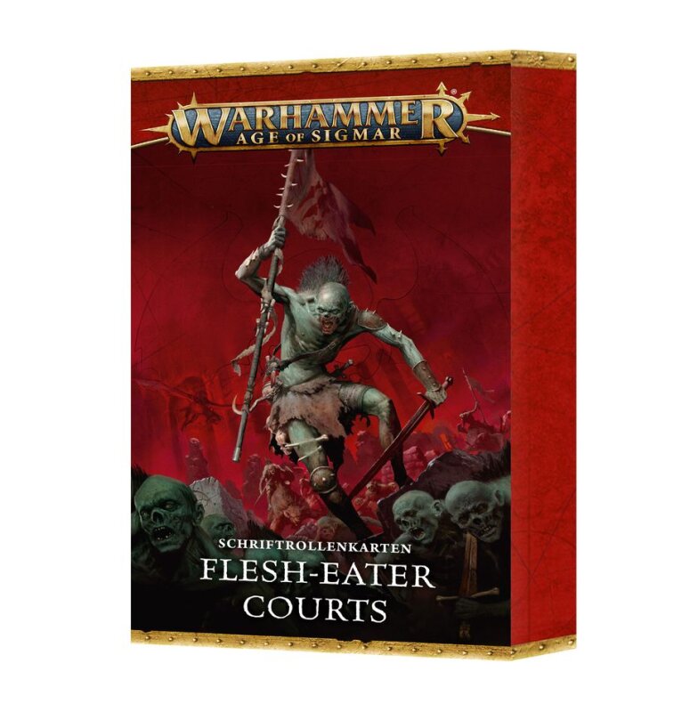 SCHRIFTROLLENKARTEN: FLESH-EATER COURTS (DE)