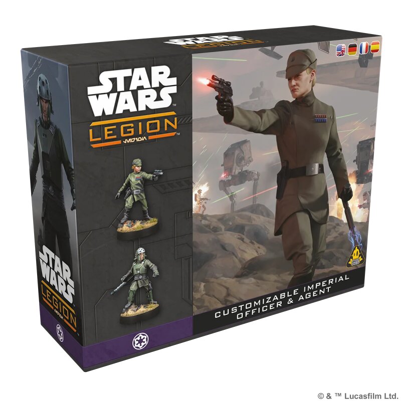 Star Wars: Legion – Customizable Imperial Officer & Agent (DE, EN, FR, SP)