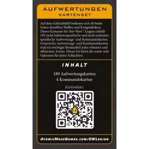 Star Wars: Legion – Aufwertungen Kartenset (DE)