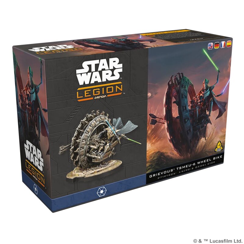 Star Wars: Legion – Grievous’ TSMEU-6 Wheel Bike (DE, EN, FR, SP)
