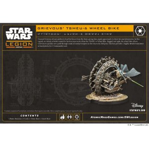 Star Wars: Legion – Grievous’ TSMEU-6 Wheel Bike (DE, EN, FR, SP)