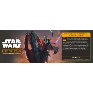Star Wars: Legion – Grievous’ TSMEU-6 Wheel Bike (DE, EN, FR, SP)