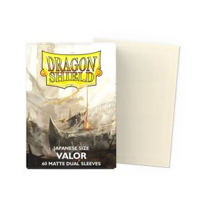 Dragon Shield: Japanese size Matte Dual Sleeves - Valor...