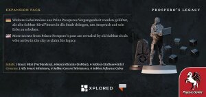 Teburu: Milan Uprising (Vampire: The Masquerade) – Prospero’s Legacy (Erweiterung)