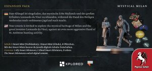 Teburu: Milan Uprising (Vampire: The Masquerade) – Mystical Milan (Erweiterung])