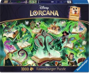 Erwachsenenpuzzle 1000 Teile: Disney Lorcana Glimmers of the Realm - Emerald