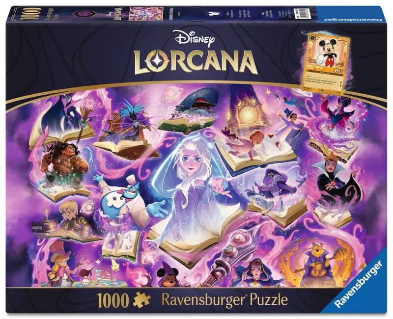 Erwachsenenpuzzle 1000 Teile: Disney Lorcana Glimmers of the Realm - Amethyst