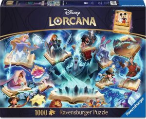 Erwachsenenpuzzle 1000 Teile: Disney Lorcana Glimmers of the Realm - Sapphire
