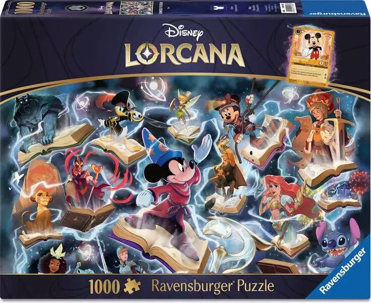 Erwachsenenpuzzle 1000 Teile: Disney Lorcana Glimmers of the Realm - Steel