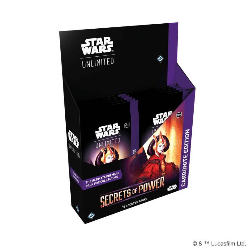 Star Wars: Unlimited - Secrets of Power Carbonite Booster Display EN (12 Packs)