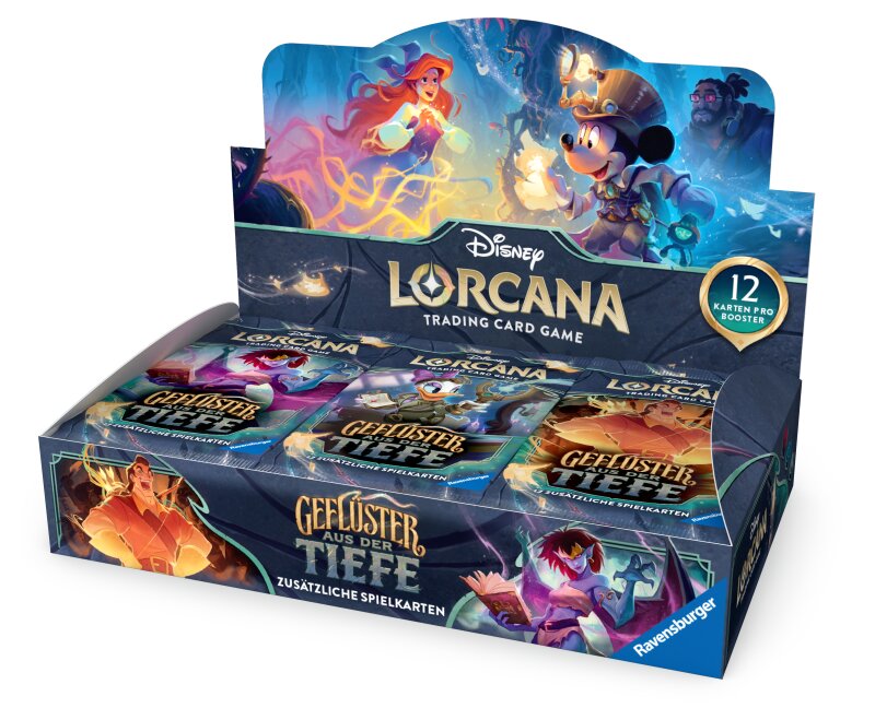 Disney Lorcana: Geflüster aus der Tiefe - Booster Display DE (24 Packs)