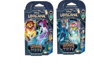 Disney Lorcana: Geflüster aus der Tiefe - Starter Deck Set DE (2 Decks)