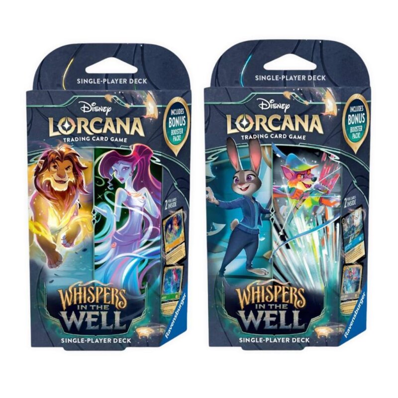 Disney Lorcana: Whispers in the Well - Starter Deck Set EN (2 Decks)