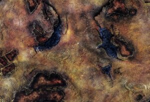 Tabletop Gaming Mat 44x30 in (112x76 cm): Havoc Desert