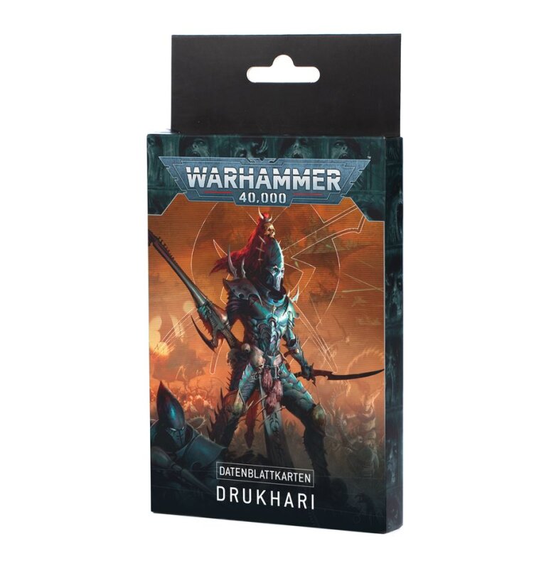 DRUKHARI: DATENBLATTKARTEN (DE)