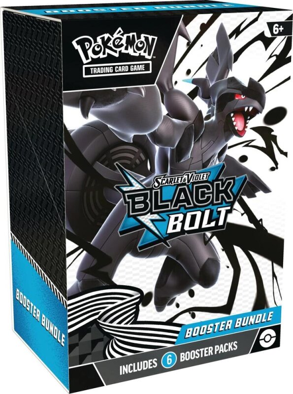 Pokémon: SV10.5 Black Bolt - Booster Bundle EN (6 Packs)