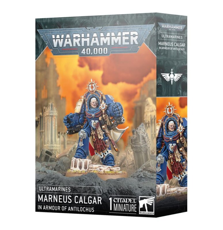 ULTRAMARINES: MARNEUS CALGAR IN RÜSTUNG DES ANTILOCHUS