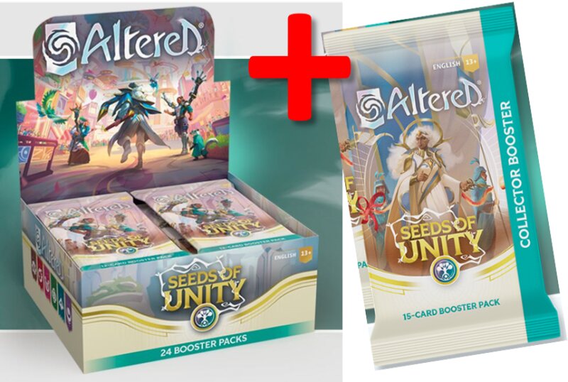 Altered: Seeds of Unity - Booster Display EN (24 Packs) + 1 Collector Booster