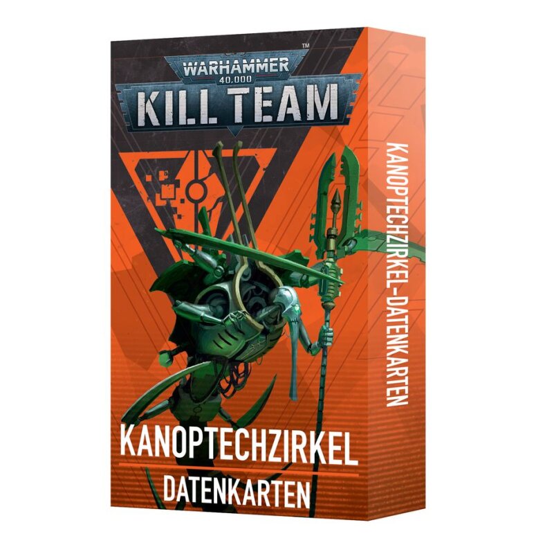 KILL TEAM: KANOPTECHZIRKEL DATENKARTEN