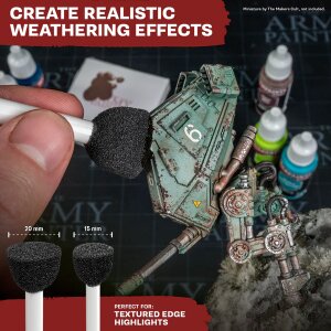 The Army Painter: Miniature Chipping Brush Set **2025**