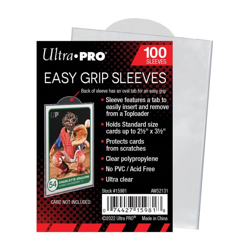 Ultra Pro: Standard Size - Easy Grip Soft Sleeves (100 Stk)