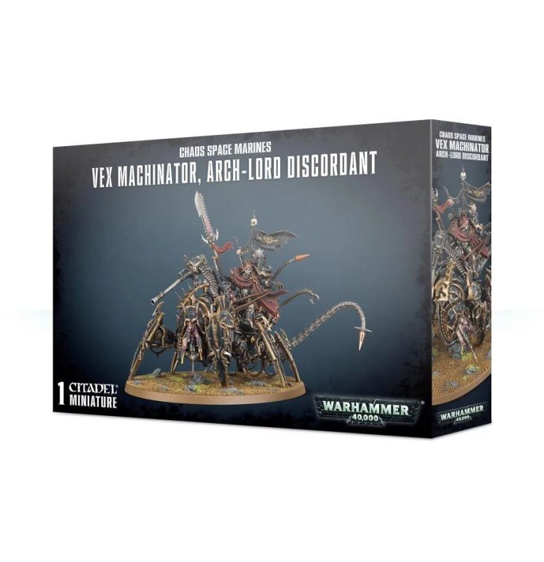 CHAOS SPACE MARINES: VEX MACHINATOR, ARCH-LORD DISCORDANT