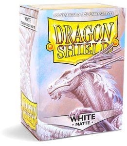 Dragon Shield: Standard Sleeves Matte - White (100)